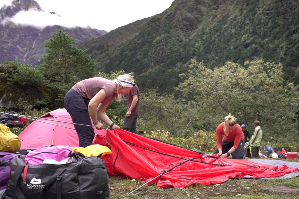 lekki namiot ekspedycyjny Marabut Arco Red Line